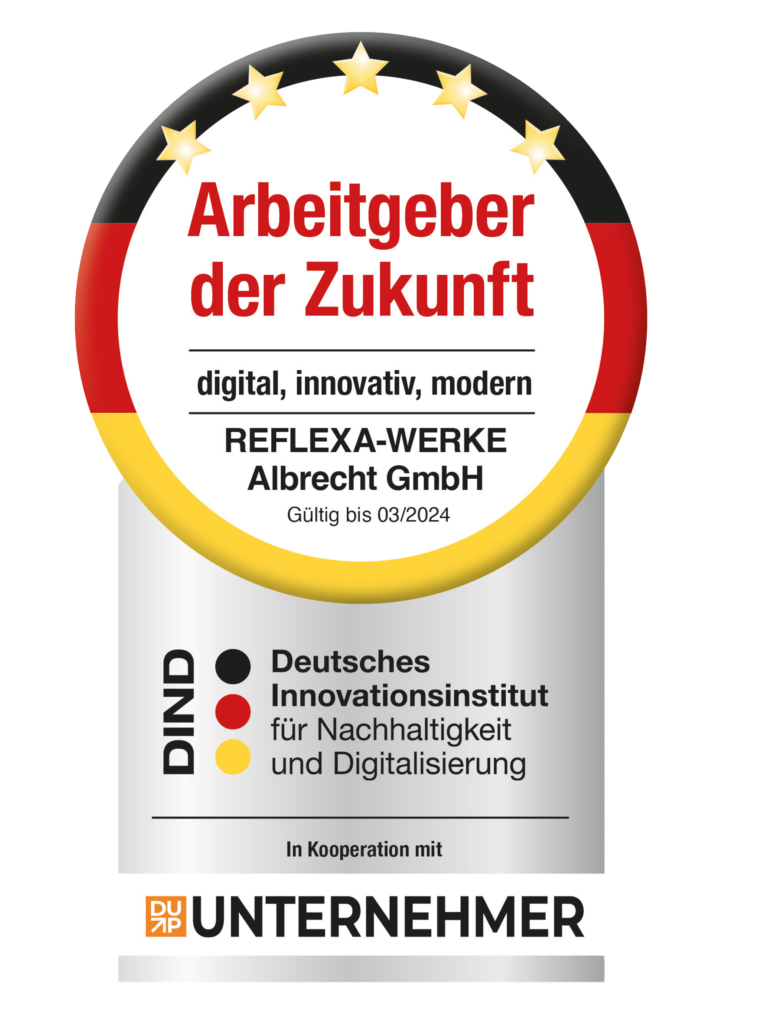Auszeichnung Arbeitgeber der Zukunft Reflexa Werke Albrecht GmbH