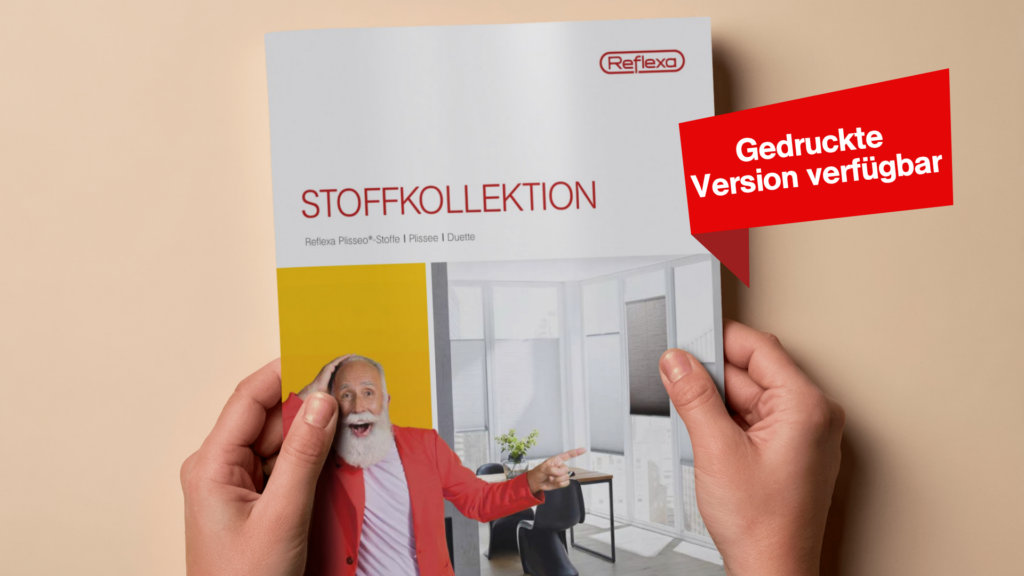 Prospekt Stoffkollektion Plisseo