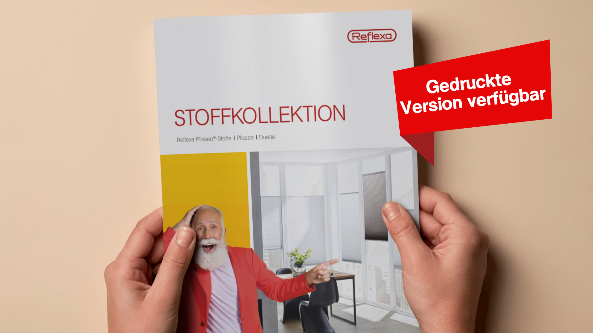 Prospekt Stoffkollektion Plisseo