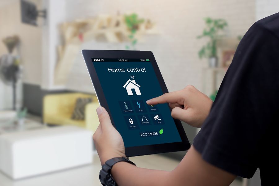 IPad mit Smart Home Control