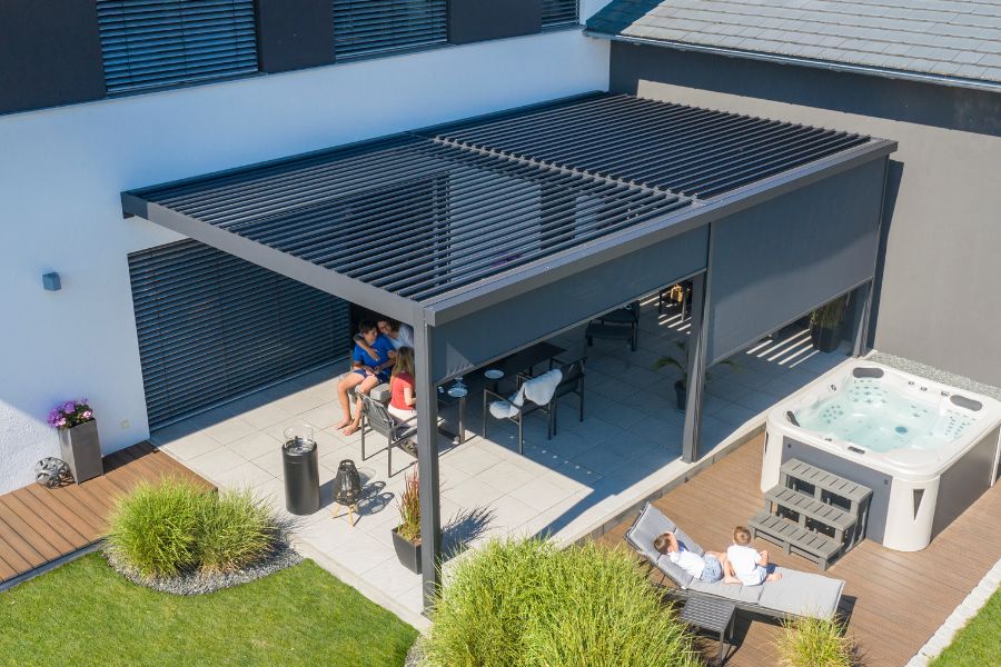 Sonnenschutz für die Terrasse